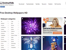 Tablet Screenshot of desktopwalls.net